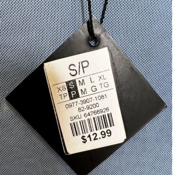 Revamped Womens Pullover Mesh T-Shirt Oversized Short Sleeve Size S Blue - Picture 4 of 4